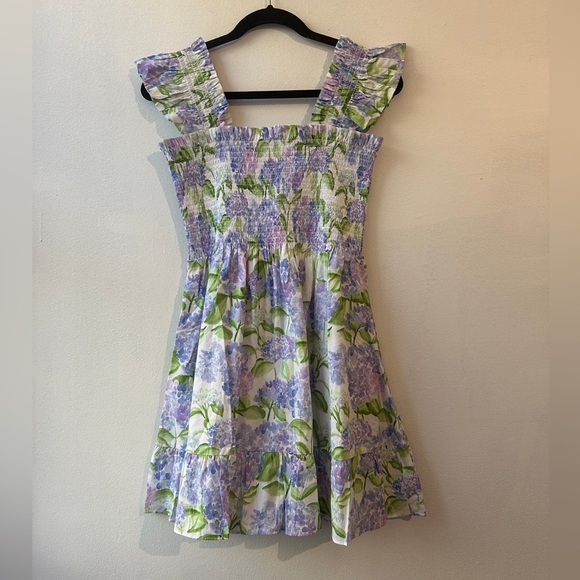 Hill House Home Blue Hydrangea Elizabeth Nap Dress M - Picture 2 of 5